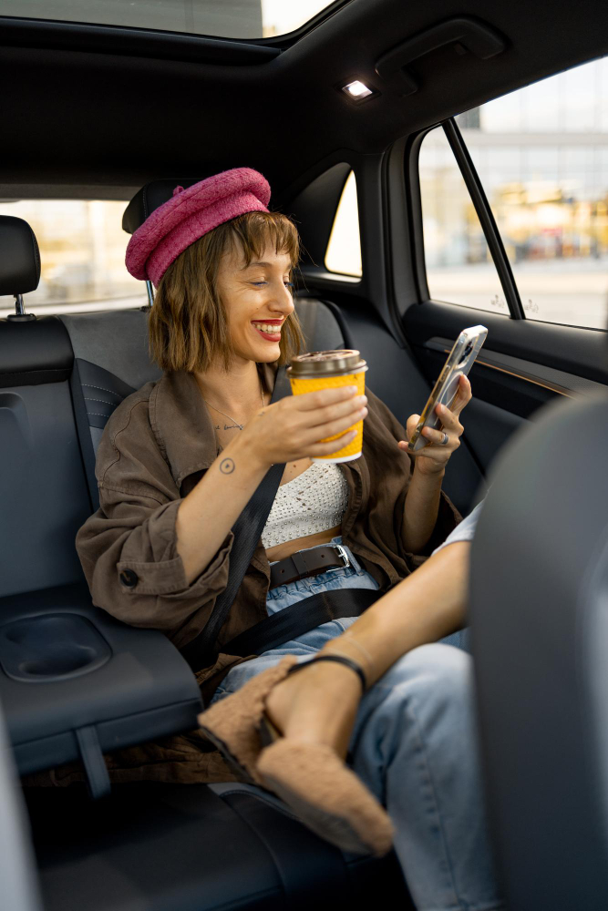 taxi pireaus happy client